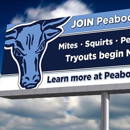 Peabody Youth Hockey Billboard