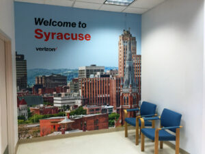 Welcome to Syracuse Wall Mural | Verizon Syracuse