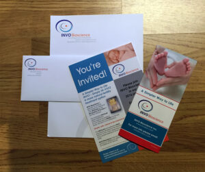 INVO Bioscience | Trifold Brochures, Postcards, Letterhead and Envelopes