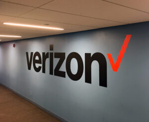 Verizon Wall Lettering | Medford, MA