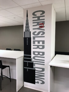 Chrysler Building Column Wrap | Large Format Print | Boston, MA | Medford, MA