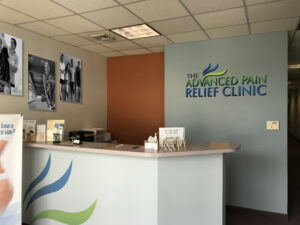 Advanced Pain Relief Clinic Internal Signage